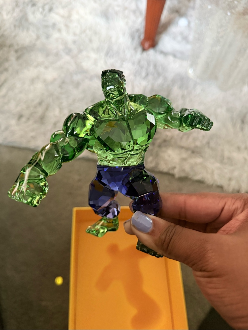 Swarovski Marvel The Hulk Crystal Figurine !!